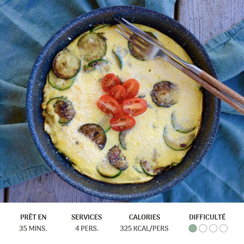 Omelette Végé - Diet&Cie diététicienne en ligne